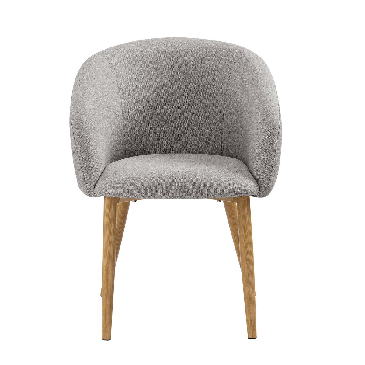 Fauteuilset 2 stuks structuurstof taupe