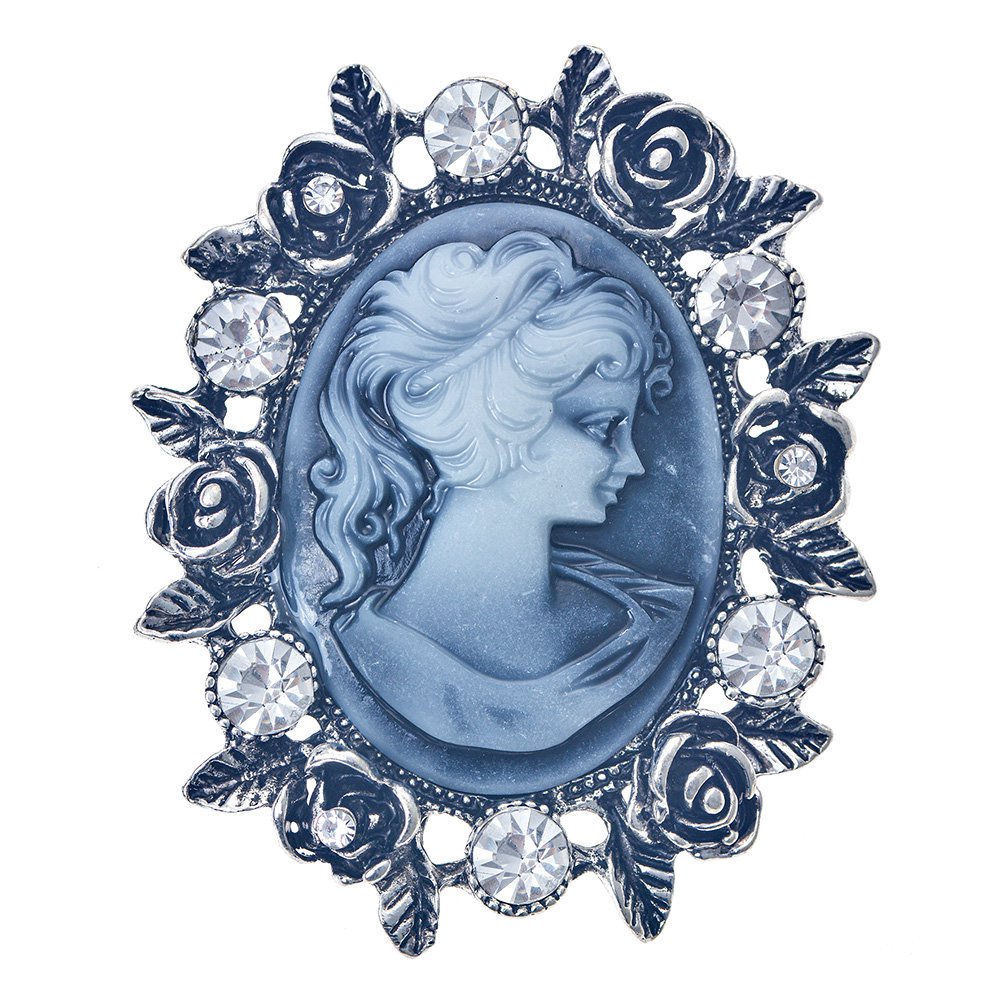 Broche Dames Grijs, Metaal null