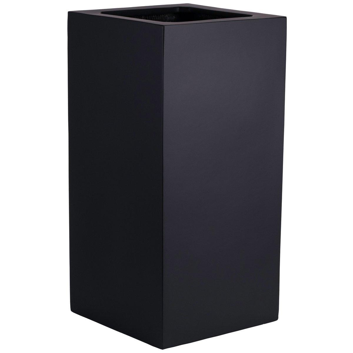 Plantenbak zuil Michigan black 40x40x80 cm