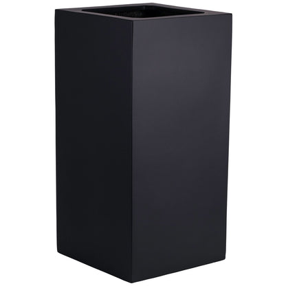 Plantenbak zuil Michigan black 40x40x80 cm