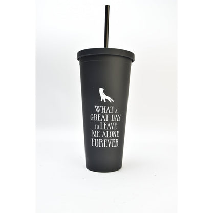 Wednesday - cup with straw