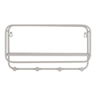Hoedenplank staal Cool Grey 45x15x25 cm