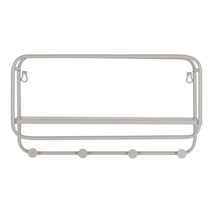 Hoedenplank staal Cool Grey 45x15x25 cm