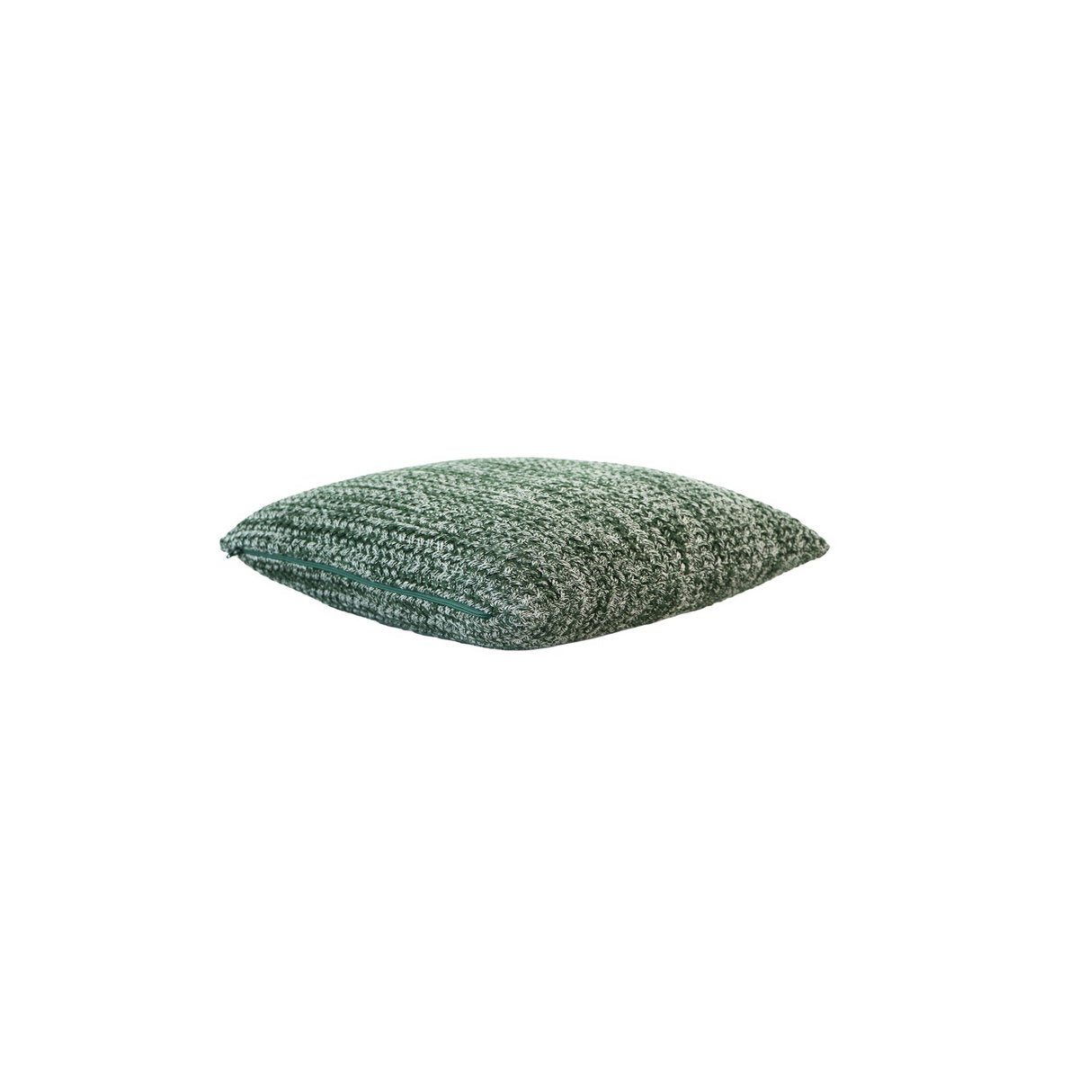 Kussenhoes 45x45 cm gemeleerd groen katoen