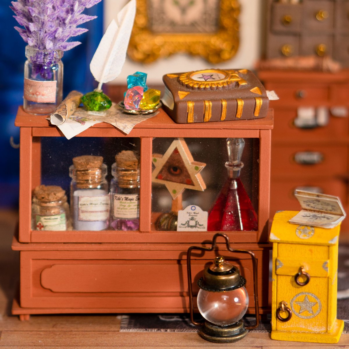 Robotime doe-het-zelf huisje Alice's Tea Store DG156 met LED