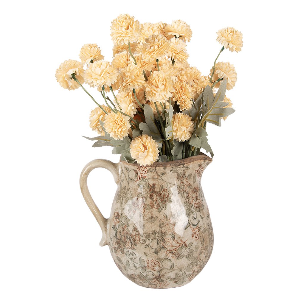 Decoratie Kan 20x16x20 cm Beige Keramiek