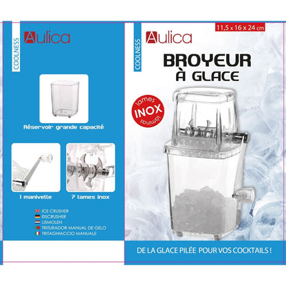 Ijsbreker acryl 11x11x23.5 cm transparant