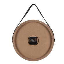 Wall Clock Ø 30 cm Brown MDF Wall Clock