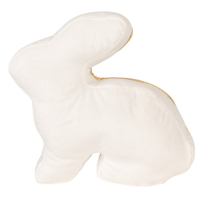 Deurstopper Konijn 29x10x27 cm Wit Polyester