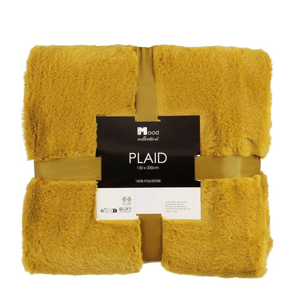 Bronte Fleece Deken - L200 x B150 cm - Geel