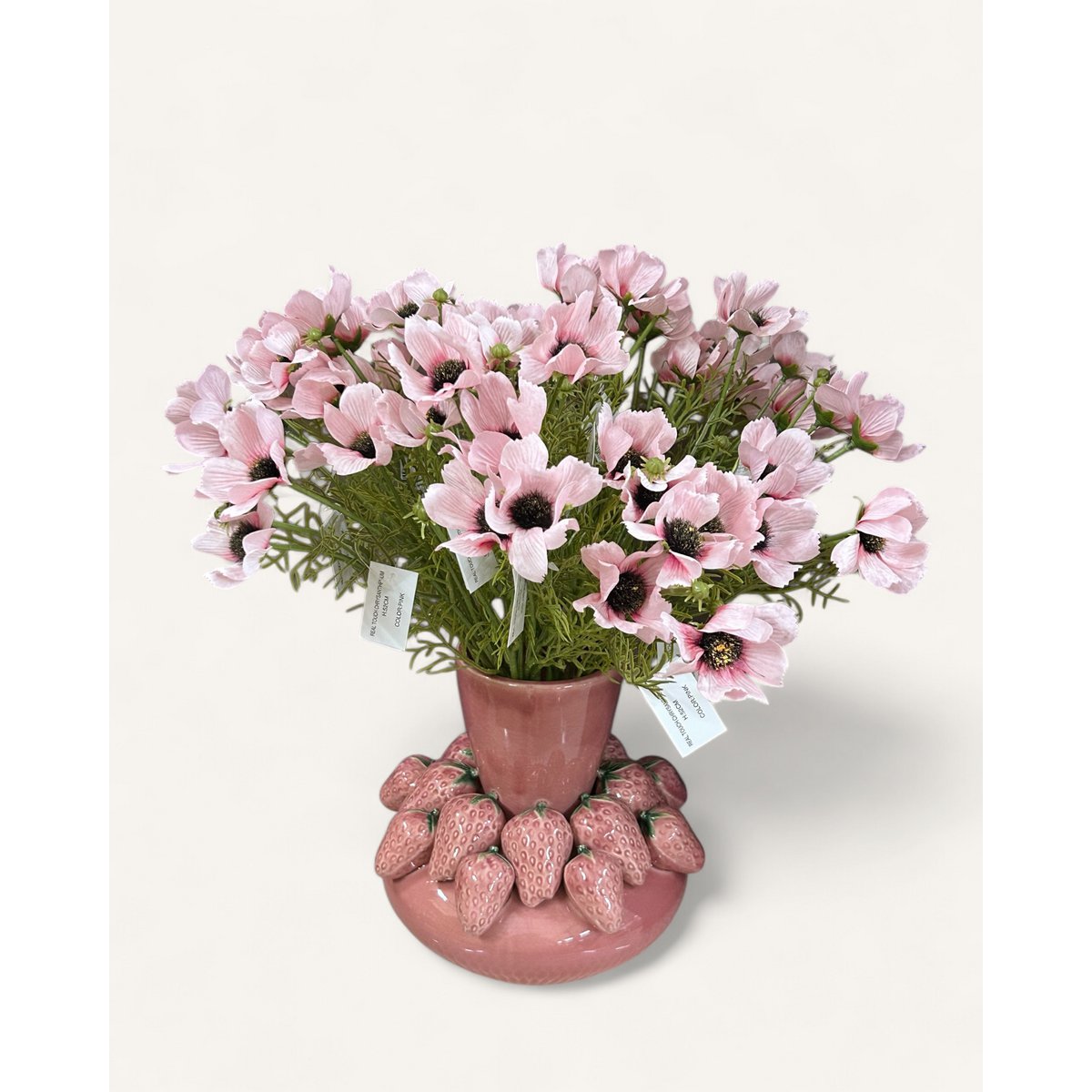Kunstbloem chrysant roze 52 cm