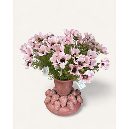 Kunstbloem chrysant roze 52 cm
