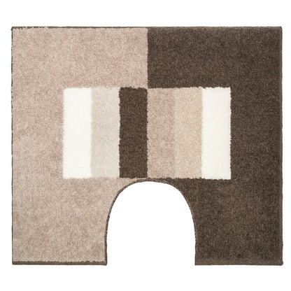 Toiletmat 50x60 cm zandkleurig