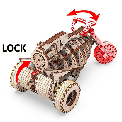 Mr Playwood 3D Houten Puzzel Kosmobike 10104 149 Onderdelen