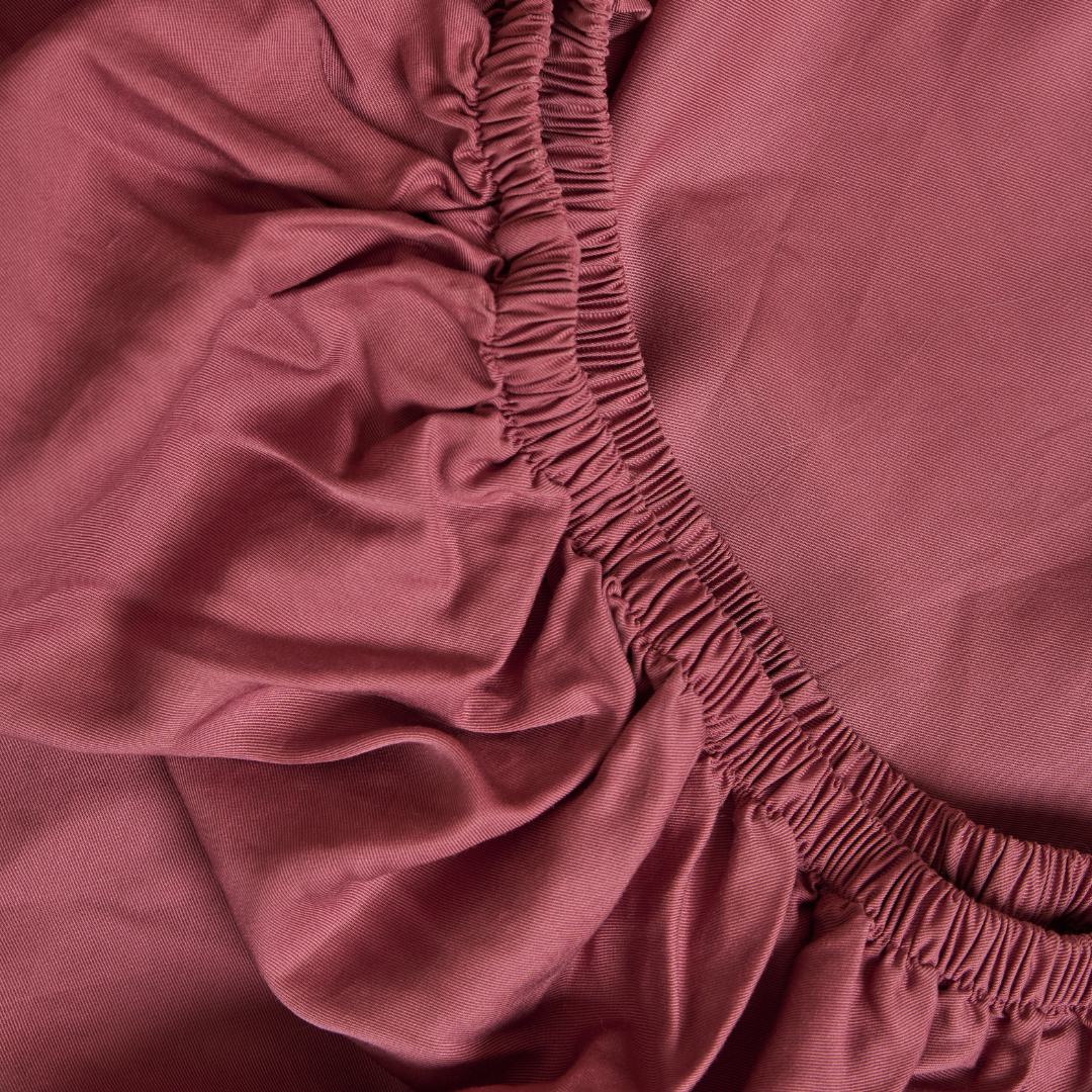 Hoeslaken TENCEL Twill Dusty Rose