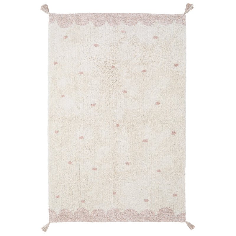 Kindertapijt 100x150 cm katoen stippen