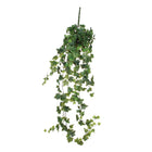 Kunst hangplant Hedera groen 129 cm
