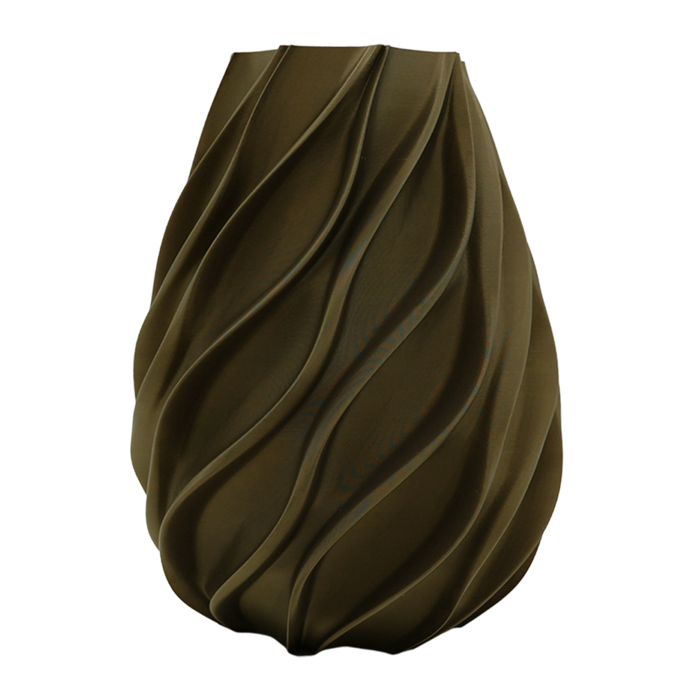Oliva 3D vaas - 3D geprinte vaas - Duurzaam PLA - Geschikt voor kunstbloemen