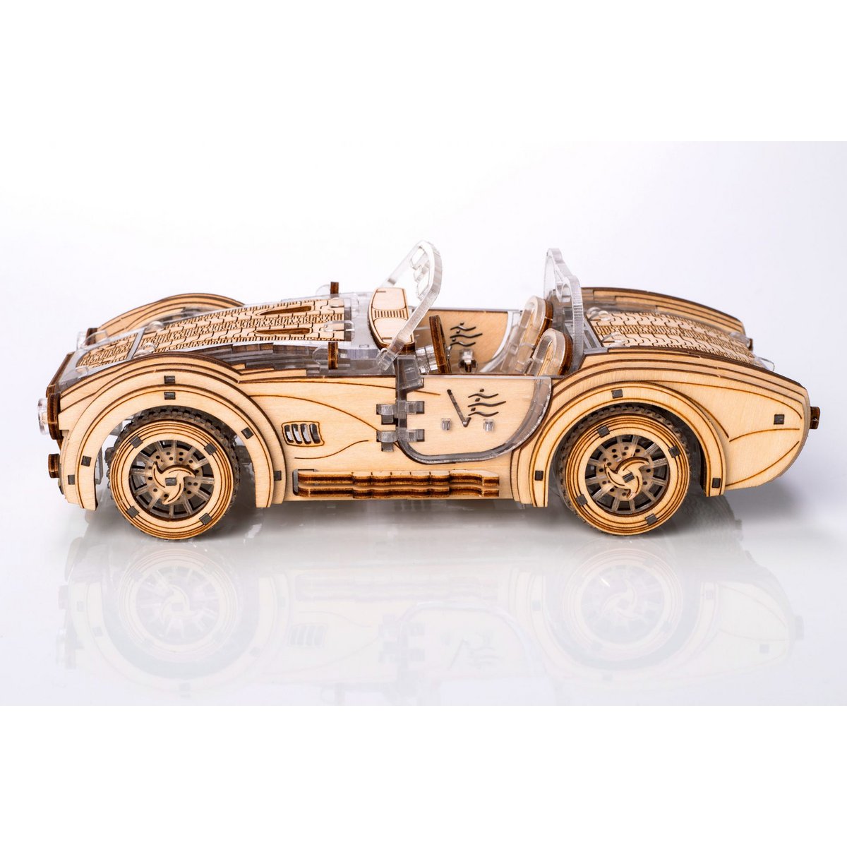 Modelbouwpakket Speedster V2 hout kunststof 16,4x8x5,5 cm