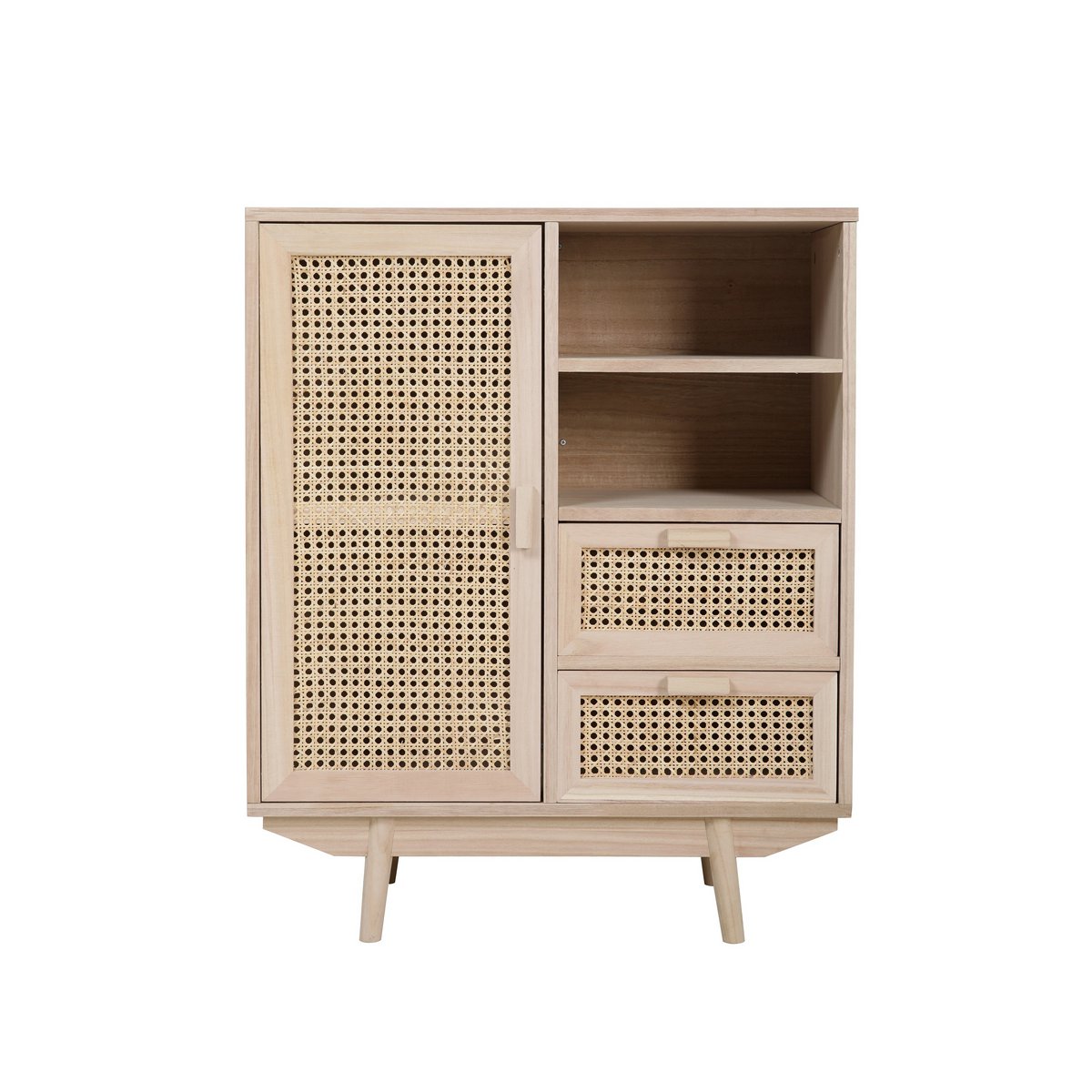 Dressoir 70x36x85 cm rotan bruin