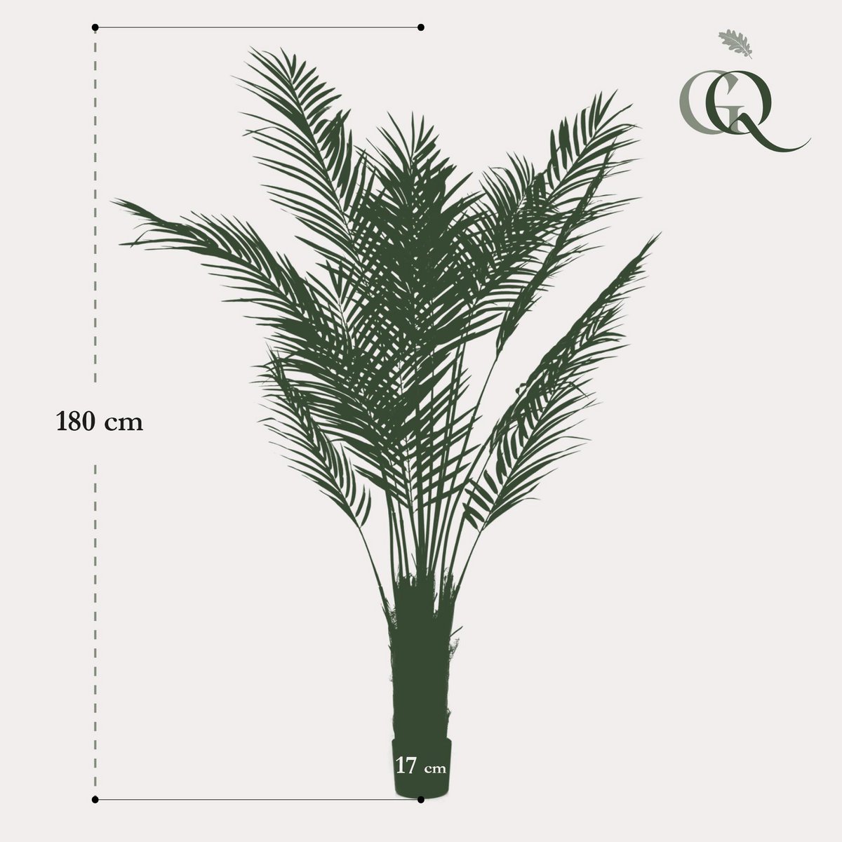 Kunstplant Goudpalm Areca Lutescens 180 cm