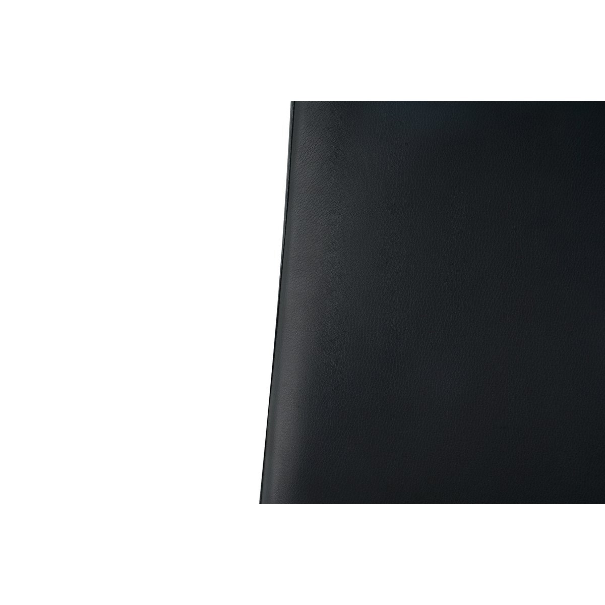 Stoelenset 2 stuks sledeframe kunstleer