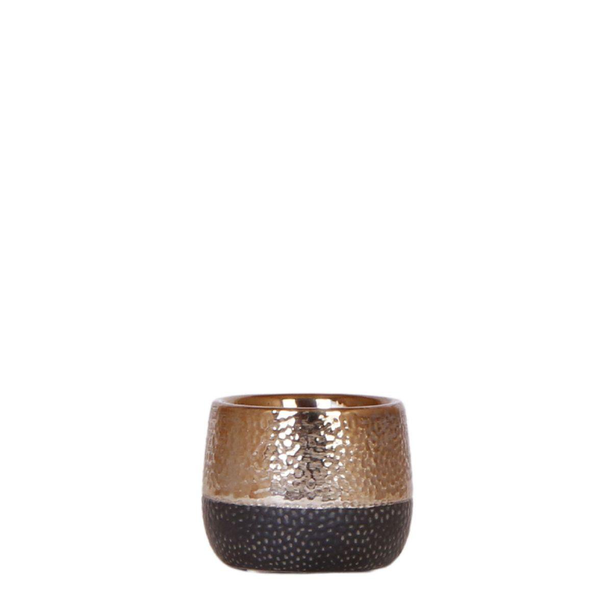 Sierpot Ø6 cm koper keramiek