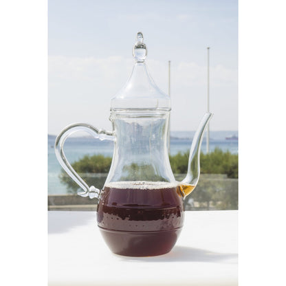 Theepot glas 900 ml transparant