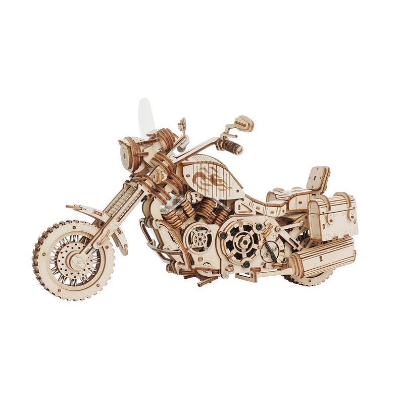 3D houten puzzel motorfiets 420 stukjes