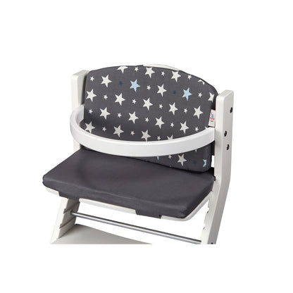 tiSsi® seat cushion grey STARS for highchair