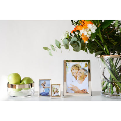 Fotolijst set van 3 4x6 cm verzilverd