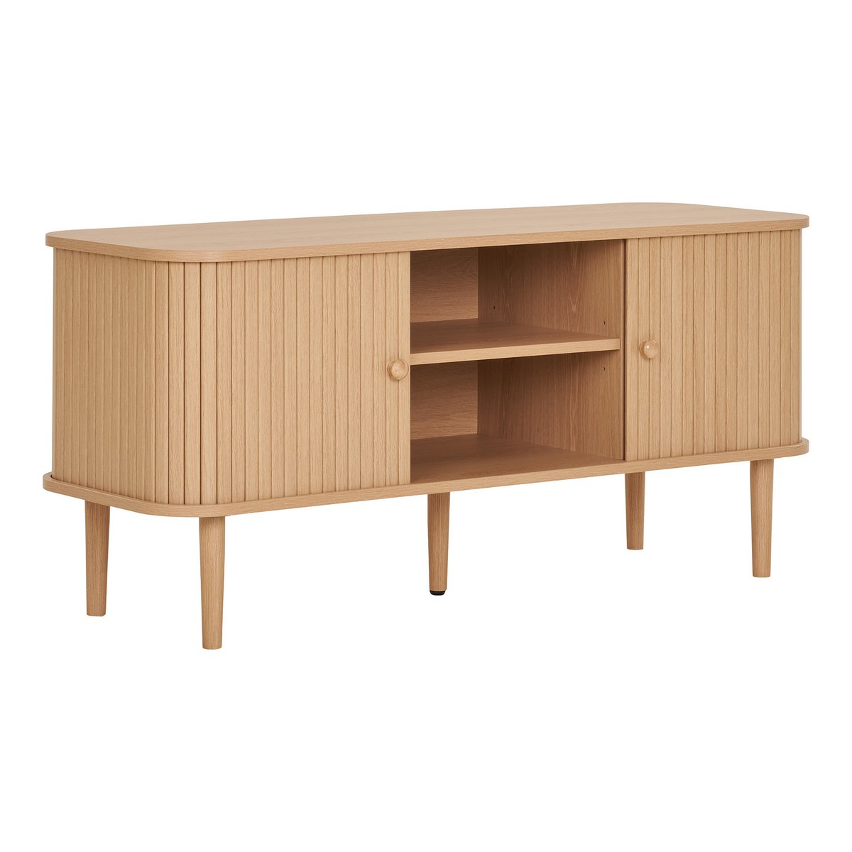 Tv-meubel 113x40x51,5 cm naturel MDF dennenhout