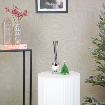 Kerstboomkaars groen 70 gram