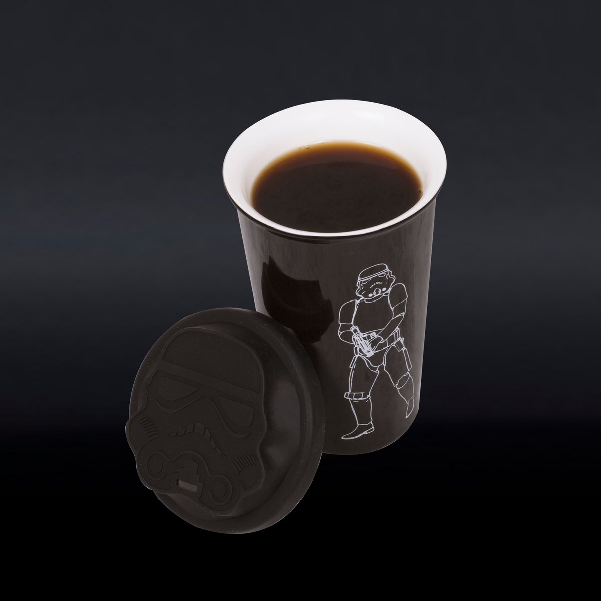 Stormtrooper mok 275 ml keramiek zwart