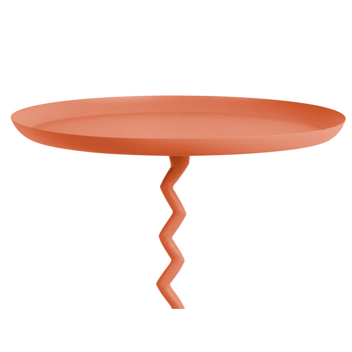 Bijzettafel 44x52 cm ijzer oranje