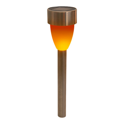 LED solar grondspots 6 stuks roestvrij staal