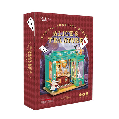 Robotime doe-het-zelf huisje Alice's Tea Store DG156 met LED