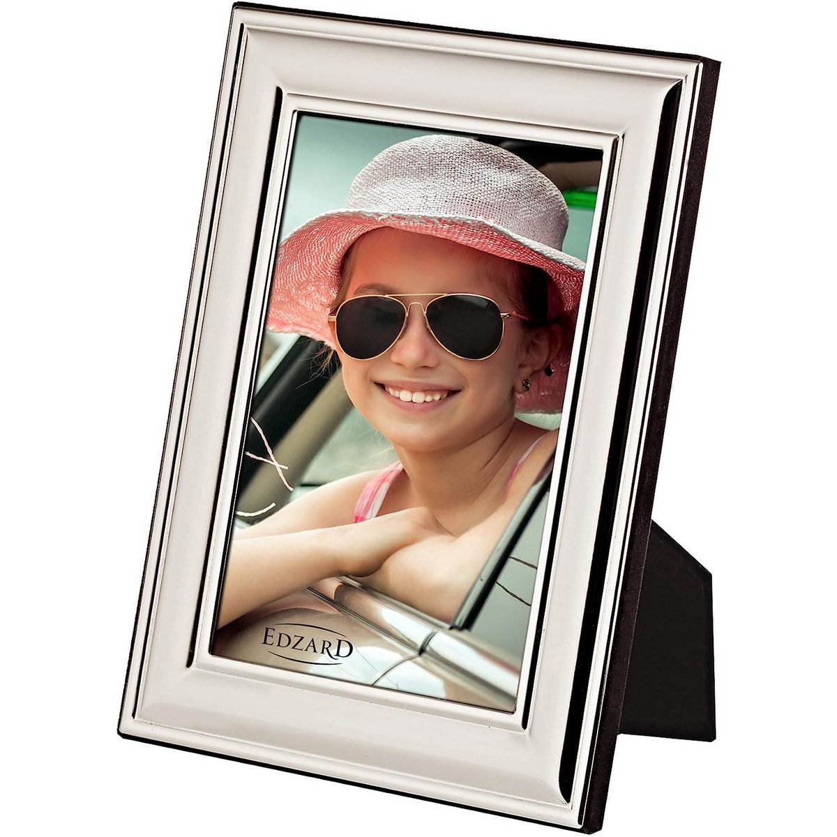 Fotolijst 10x15 cm verzilverd set van 2