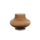 Vaas Ruvuma taupe glas Ø28 cm