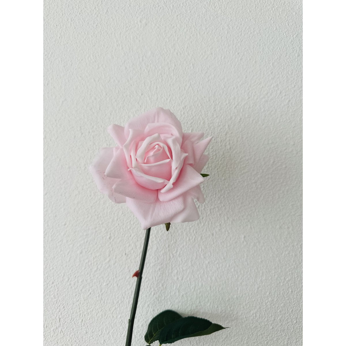 Kunstbloemen rozen 72 cm lichtroze 2 stuks
