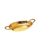 Mini gold oval saucepan 15x10.5x2.5 cm