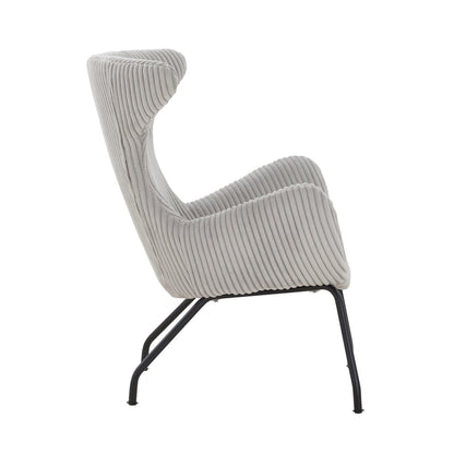 Relaxfauteuil Grijze structuurstof