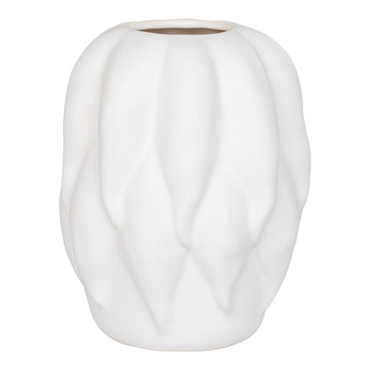 Vaas keramiek beige 19,5x19,5x26 cm