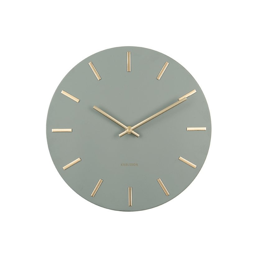 Wandklok Karlsson 30 cm neutraal goud