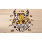 Houten legpuzzel Lynx 580 stukjes berkenmultiplex 47x37 cm