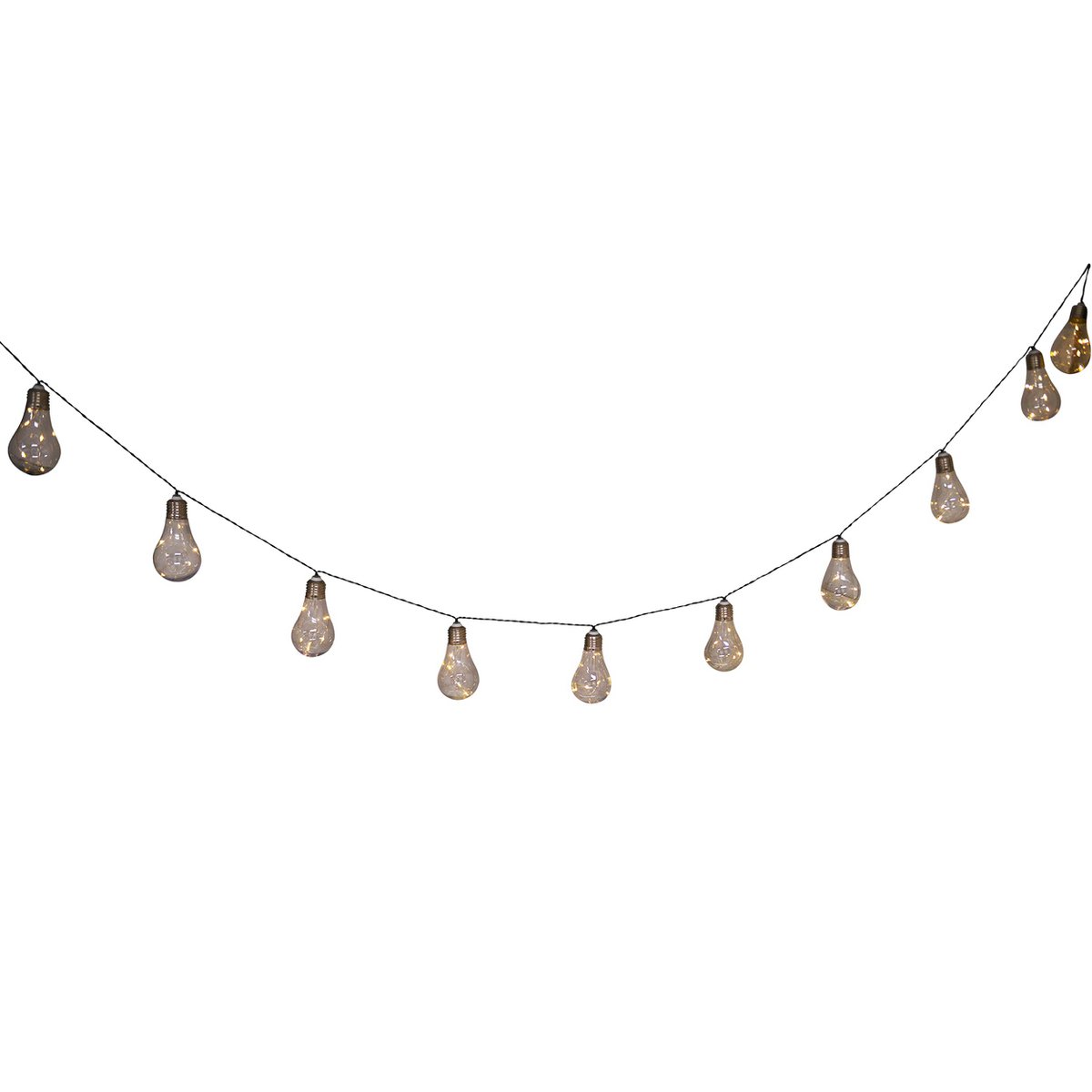 Lichtsnoer 10 LEDs zonne-energie plastic