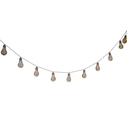 Lichtsnoer 10 LEDs zonne-energie plastic