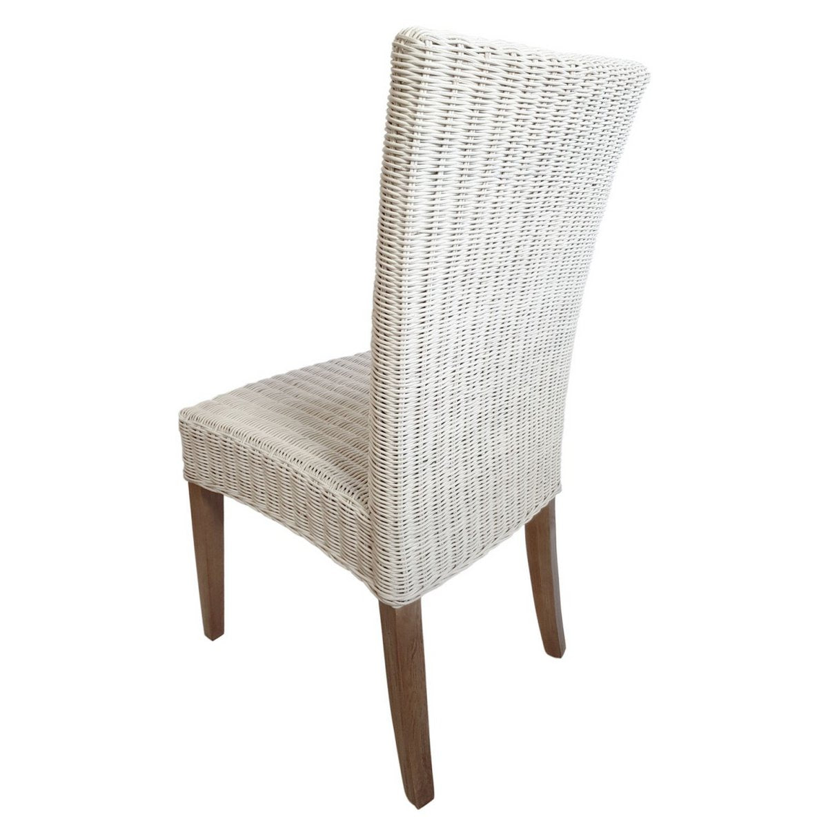 Eetkamerstoelen 6 Stuks Rattan Stoelen Cardine Wit