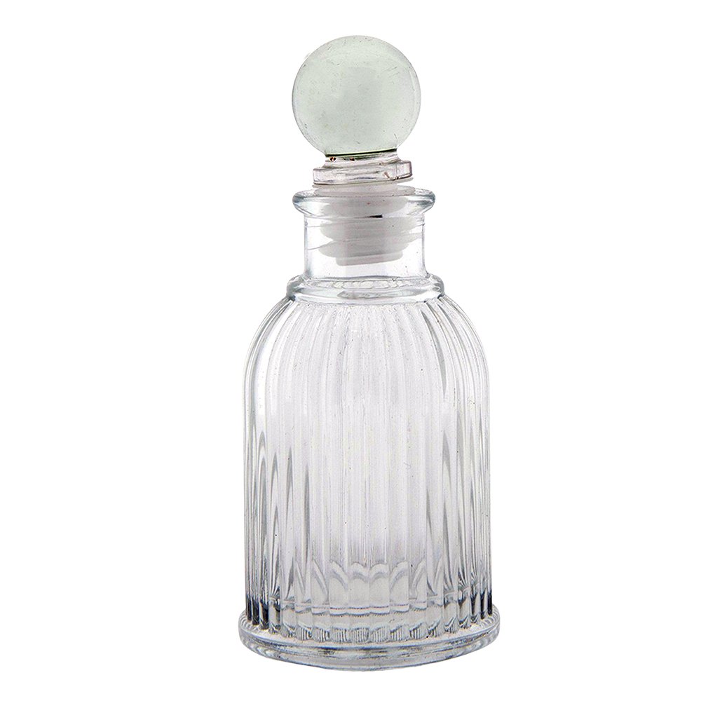 Decoratie fles Ø 6x13 cm glas