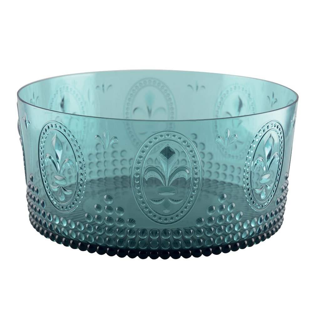 Saladier 26cm acryl turquoise